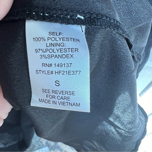 NWT HYFVE Layers of fabulous maxi dress small black halter dress - Picture 12 of 15